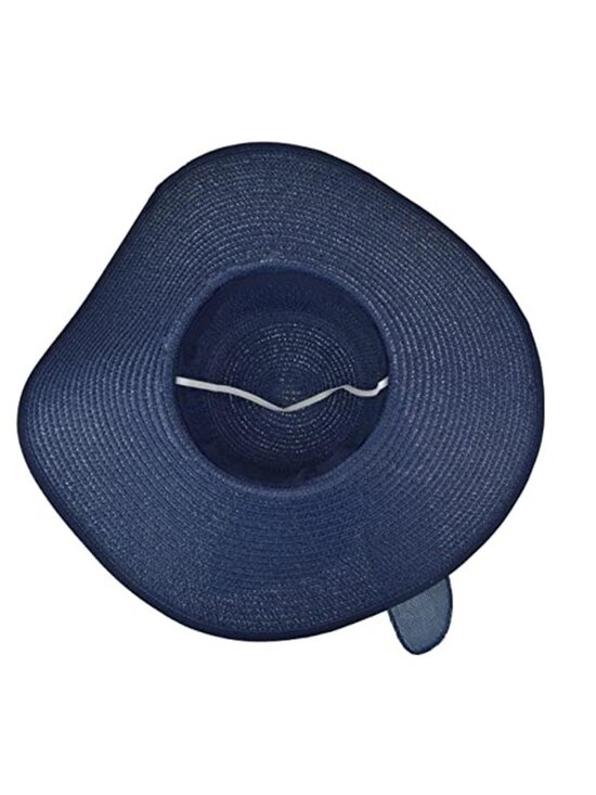 Women\'s Big Straw Wide Brim Summer Hat Floppy Foldable Roll up Cap main image 4